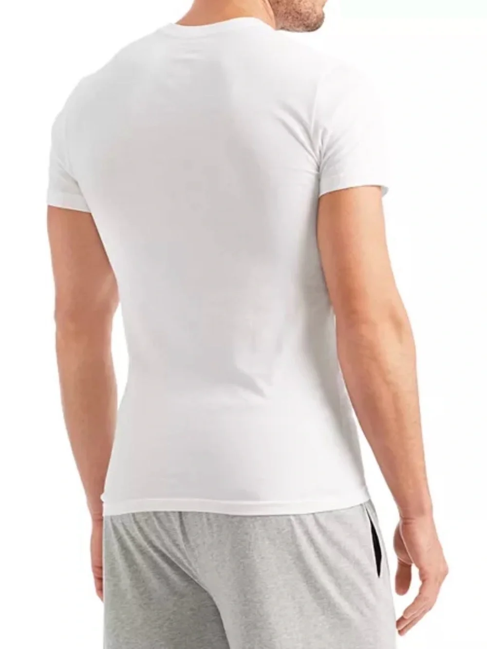 Polo by Ralph Lauren Men’s Slim Fit V-Neck Undershirt, Pack of 5 - Size L